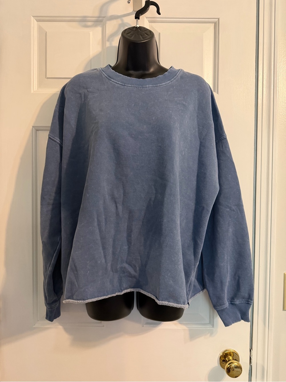 American Eagle Outfitters Vintage Wash Blue Crewneck Sweatshirt